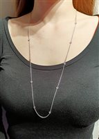 Vicenza - Piazzetta Palladio 2 - Collier Crivelli Femme TIFFANY in Or Diamante 0.80 Ct 212-L1000 - 212-L1000